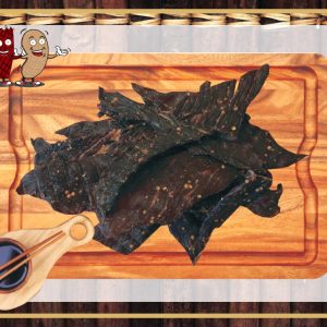 2 Thin Teriyaki Jerky Biltong 2_page-0001 Buy Thin Teriyaki Biltong online – lean beef snack with sweet and savoury teriyaki marinade, high in protein.